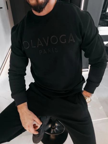 Komplet męski OLAVOGA NOURE 2026 czarny - maWer Fashion
