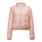 Kurtka damska OLAVOGA PUFFA 2026 pudrowy róż - maWer Fashion
