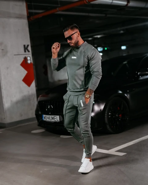 Komplet męski OLAVOGA BOLTER khaki – maWer Fashion