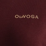 T-shirt damski OLAVOGA HAYO 2026 śliwka - mawershop
