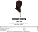 Balaklava damska OLAVOGA SABINA 2026 brązowa - mawershop