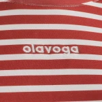 Bluzka damska OLAVOGA FLOAT 2026 czerwona z ecru - mawershop