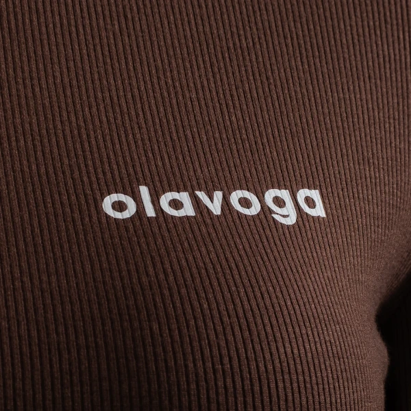Bluzka damska OLAVOGA ELIOMAIN 2026 brąz - mawershop