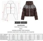 Kurtka damska OLAVOGA MALGOR 2026 brązowa - mawershop
