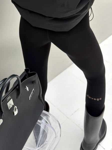 Legginsy damskie OLAVOGA NEBULA 2026 czarne - mawershop