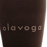 Legginsy damskie OLAVOGA NEBULA 2026 ciemny brąz - mawershop
