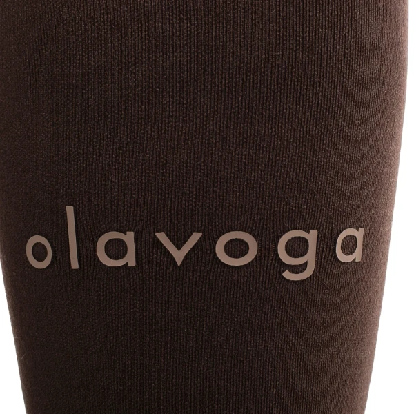 Legginsy damskie OLAVOGA NEBULA 2026 ciemny brąz - mawershop