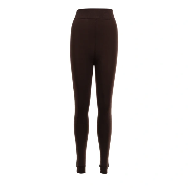 Legginsy damskie OLAVOGA NEBULA 2026 ciemny brąz - mawershop