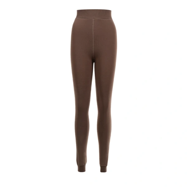 Legginsy damskie OLAVOGA NEBULA 2026 ciemny beż - mawershop