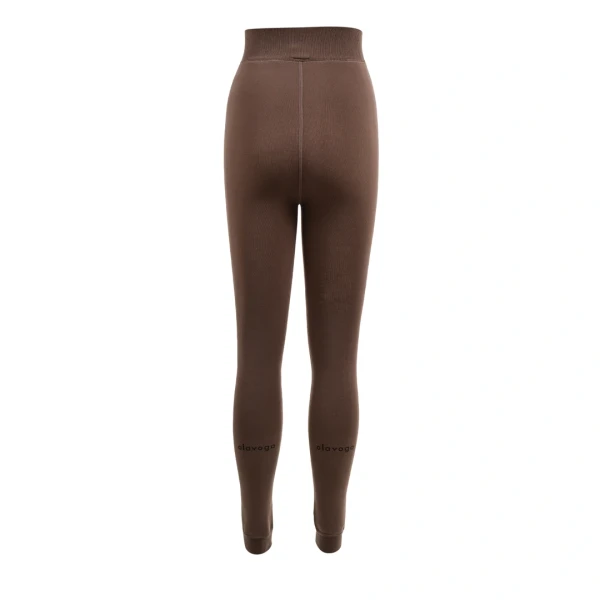Legginsy damskie OLAVOGA NEBULA 2026 ciemny beż - mawershop