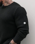 Sweter męski OLAVOGA SASIO 2026 czarny  - mawershop