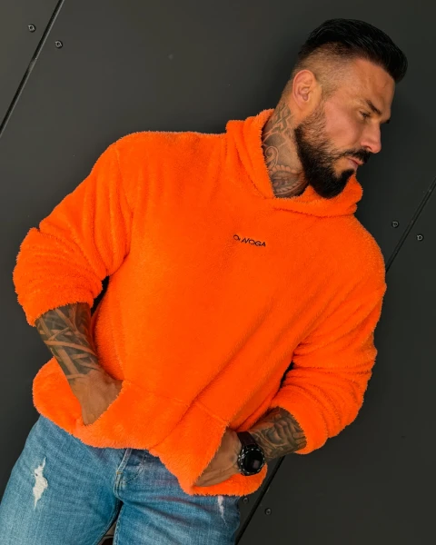 Bluza męska OLAVOGA FIDO MEN 2026 pomarańcz - mawershop