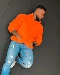 Bluza męska OLAVOGA FIDO MEN 2026 pomarańcz - mawershop