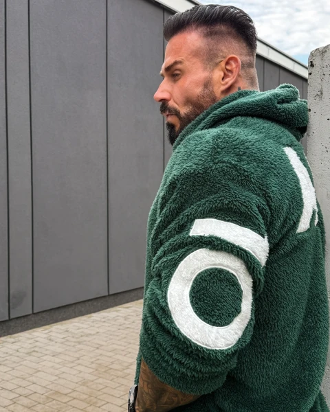 Bluza męska OLAVOGA FIDO MEN 2026 ciemna zieleń - mawershop