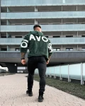 Bluza męska OLAVOGA FIDO MEN 2026 ciemna zieleń - mawershop