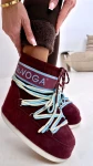 Buty damskie śniegowce OLAVOGA YETI 2026 burgund - mawershop