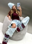 Buty damskie śniegowce OLAVOGA YETI 2026 burgund - mawershop