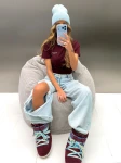 Buty damskie śniegowce OLAVOGA YETI 2026 burgund - mawershop