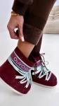 Buty damskie śniegowce OLAVOGA YETI 2026 burgund - mawershop