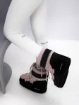Buty damskie śniegowce OLAVOGA YETI 2026 szare - mawershop