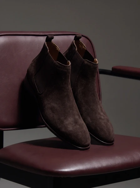 Buty męskie botki OLAVOGA DALLAS 2026 brąz - mawershop