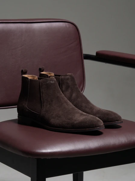 Buty męskie botki OLAVOGA DALLAS 2026 brąz - mawershop