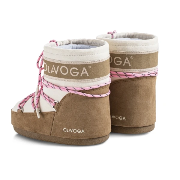 Buty damskie śniegowce OLAVOGA YETI 2026 beż - mawershop