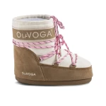 Buty damskie śniegowce OLAVOGA YETI 2026 beż - mawershop