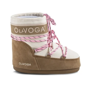 Buty damskie śniegowce OLAVOGA YETI 2026 beż