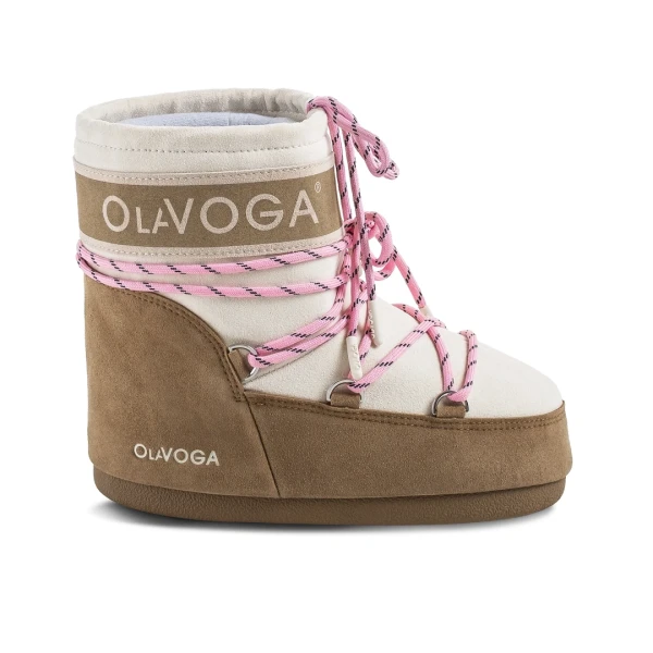 Buty damskie śniegowce OLAVOGA YETI 2026 beż - mawershop