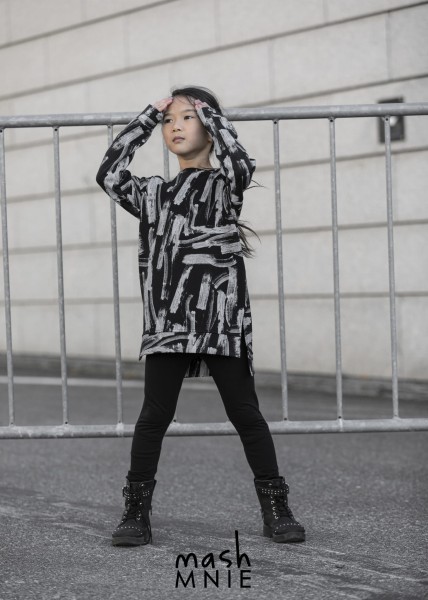 Getry, legginsy dziewczęce mashMNIE czarne