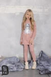 Bluza dziewczęca GIRLS SECRET ALL FOR KIDS pudrowy róż