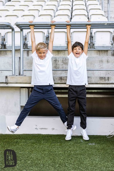 Spodnie chłopięce wizytowe ALL FOR KID'S GRANATOWE