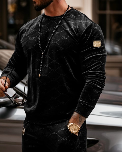 Komplet męski OLAVOGA ERIK czarny - maWer Fashion