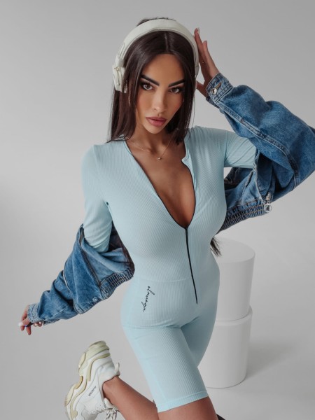 Kombinezon damski OLAVOGA ERIS błękitny – maWer Fashion
