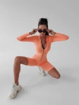 Kombinezon damski OLAVOGA ERIS neon łosoś – maWer Fashion