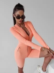 Kombinezon damski OLAVOGA ERIS neon łosoś – maWer Fashion