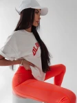 Legginsy damskie OLAVOGA HOSTE pomarańcz – maWer  Fashion