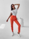 Spodnie damskie OLAVOGA NIGELLA neon pomarańcz – maWer Fashion