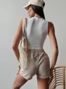 Spodenki damskie OLAVOGA BELLE 7259 beż – maWer Fashion