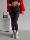 Spodnie jeansowe damskie OLAVOGA CUBA 1013 czarne - maWer Fashion