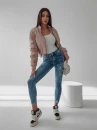 Spodnie jeansowe OLAVOGA BLUE 2 niebieskie - maWer Fashion