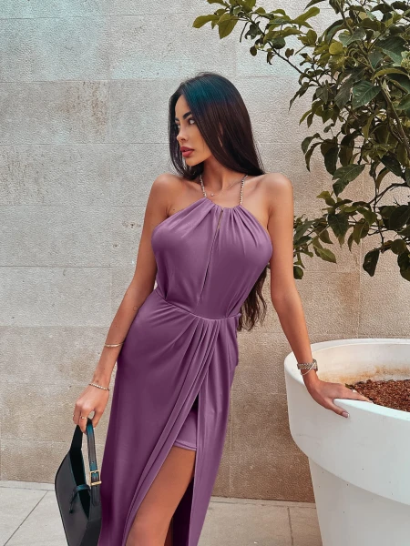Sukienka OLAVOGA MARIS szampański - maWer Fashion
                                                                                                         ¬