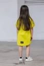 T-shirtowa sukienka MASH MNIE neonowo żółta - maWer Fashion