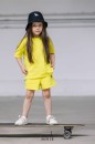 Spodenki dziewczęce WOLF mashMNIE żółte - mWer Fashion