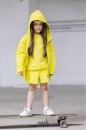 Bluza dziewczęca rozpinana WOLVES mashMNIE żółta - maWer Fashion