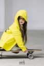 Bluza dziewczęca rozpinana WOLVES mashMNIE żółta - maWer Fashion