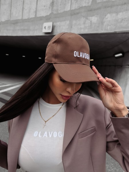 Czapka UNISEX OLAVOGA MASIS 2023 brązowa – maWer Fashion