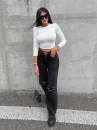 Spodnie damskie OLAVOGA MORGAN 2023 czarny - maWer Fashion