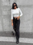 Spodnie damskie OLAVOGA MORGAN 2023 czarny - maWer Fashion